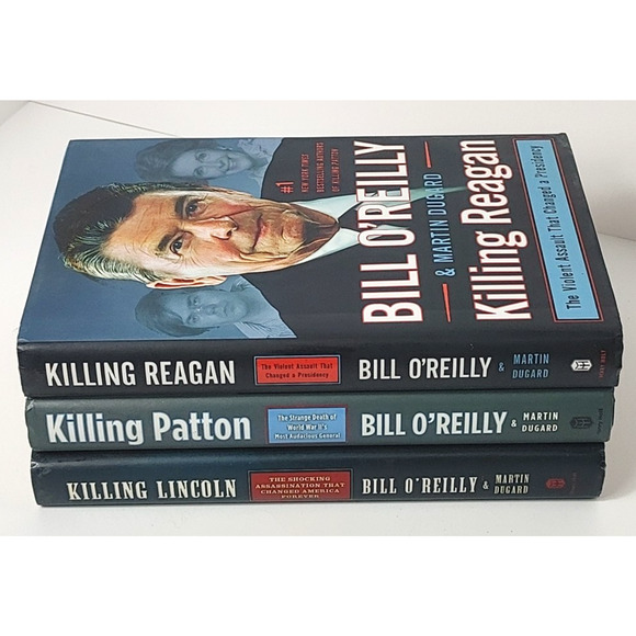 Lot of 3 Killing Series by Bill O'Reilly Reagan Patton Lincoln Hardcover Books - Picture 1 of 7